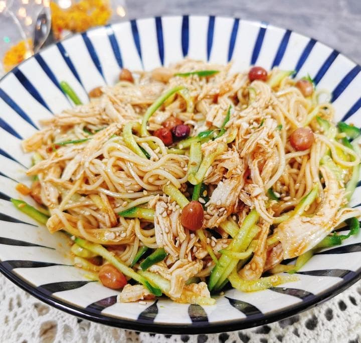 Cold Noodles with Chicken - Chinese Recipe