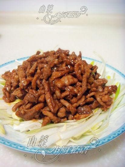 Sweet Bean Sauce Shredded Pork - Chinese Recipe