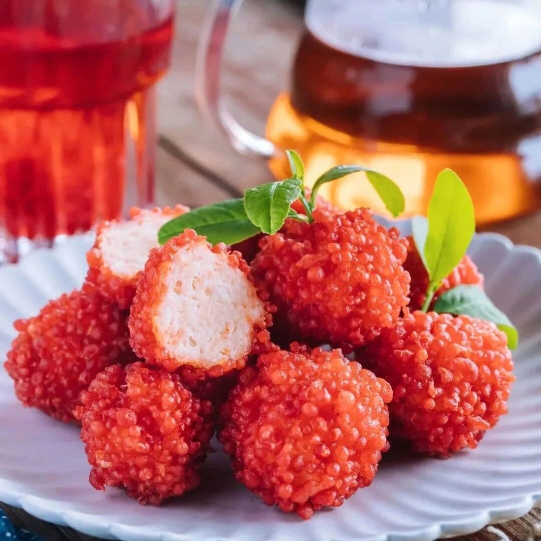 Lychee Shrimp Balls - Chinese Recipe
