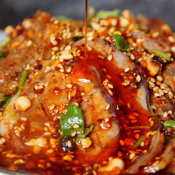 Sliced Beef in Chili Sauce - Chinese Recipe