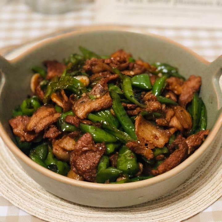 Stir-Fried Pork with Peppers - Chinese Recipe